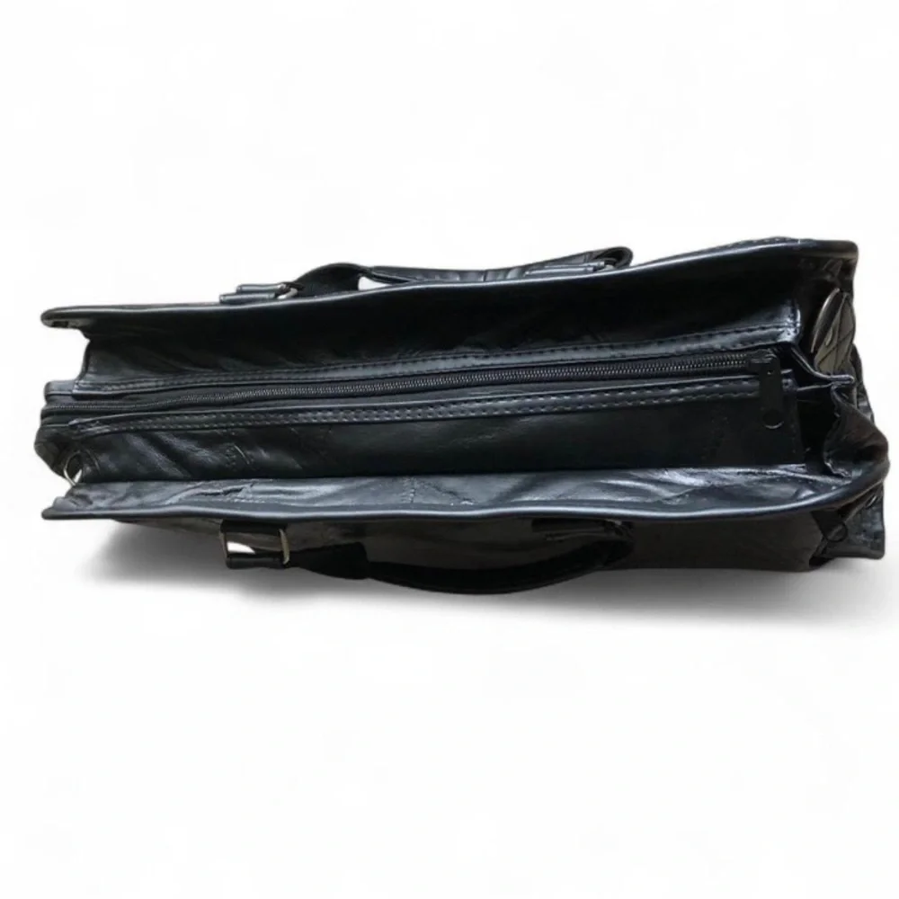 MAXAM - Genuine Lambskin Leather Briefcase 16